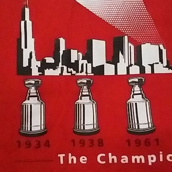 Chicago Blackhawks The Championship Years Tee Shirt - Picture 3 of 8